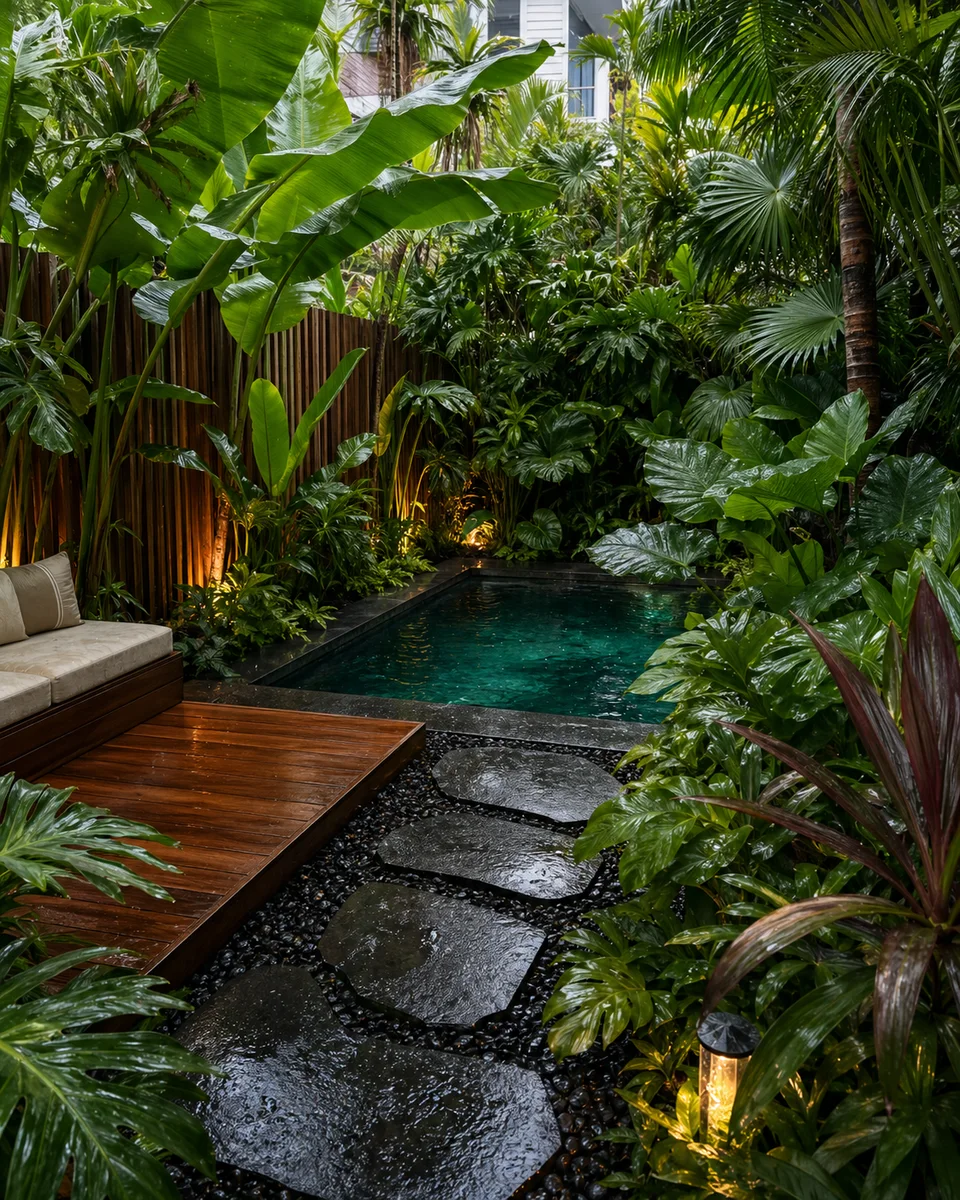 Tropical garden style preview